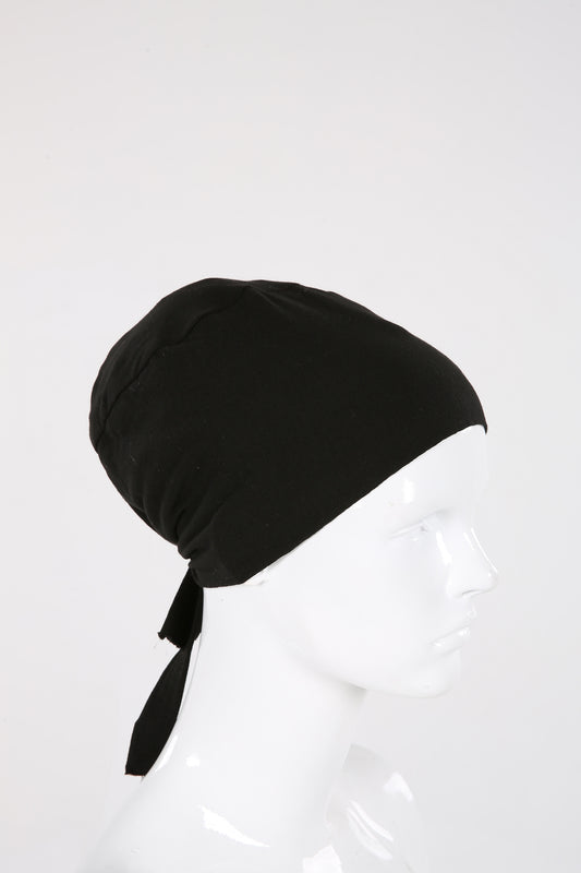 Black Undercap Tie Back