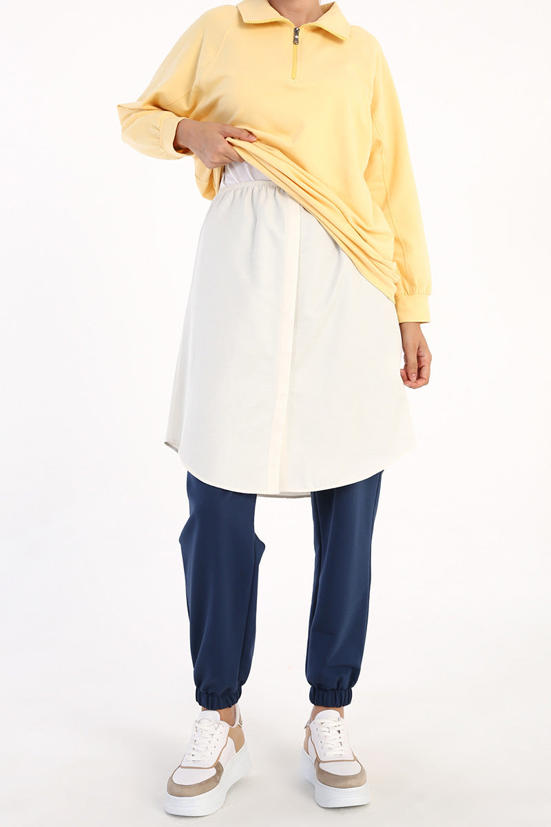 Off-white Shirt Skirt