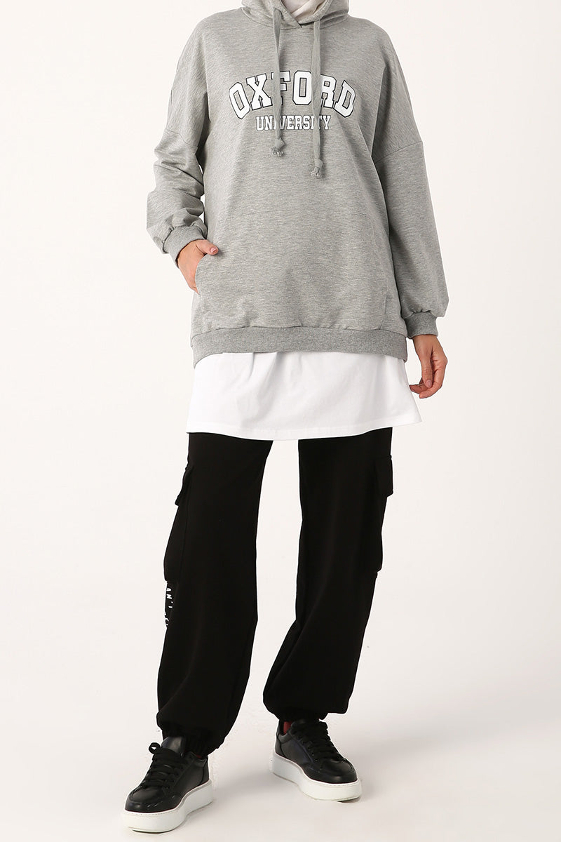 Basic White Casual Shirt Skirt