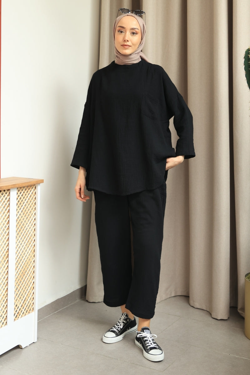 Casual Black Suit