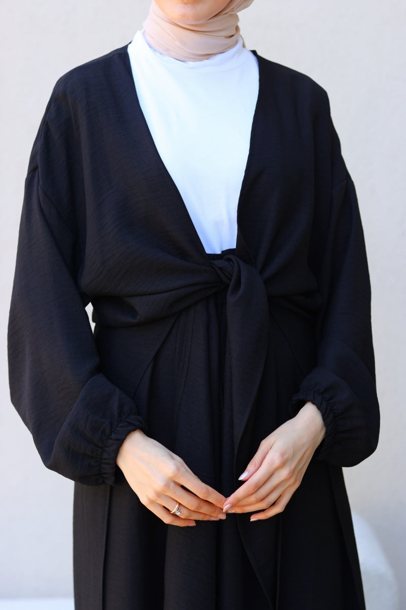 Kimono-style Black Set