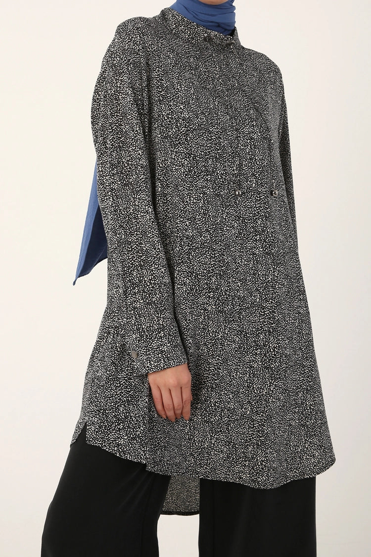 Black Ecru Tunic