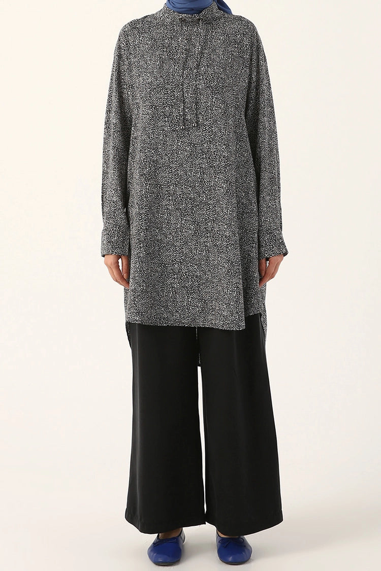 Black Ecru Tunic