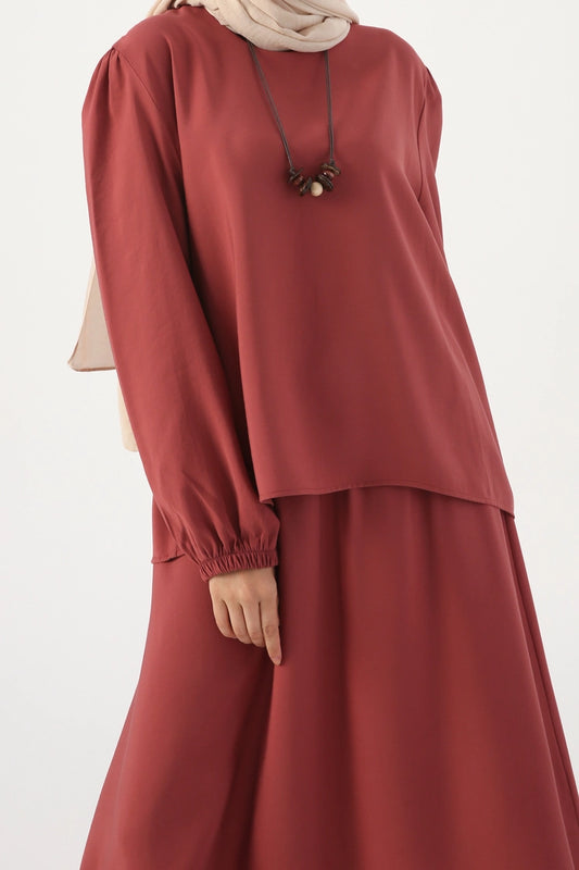 Two Piece Shirt and Skirt