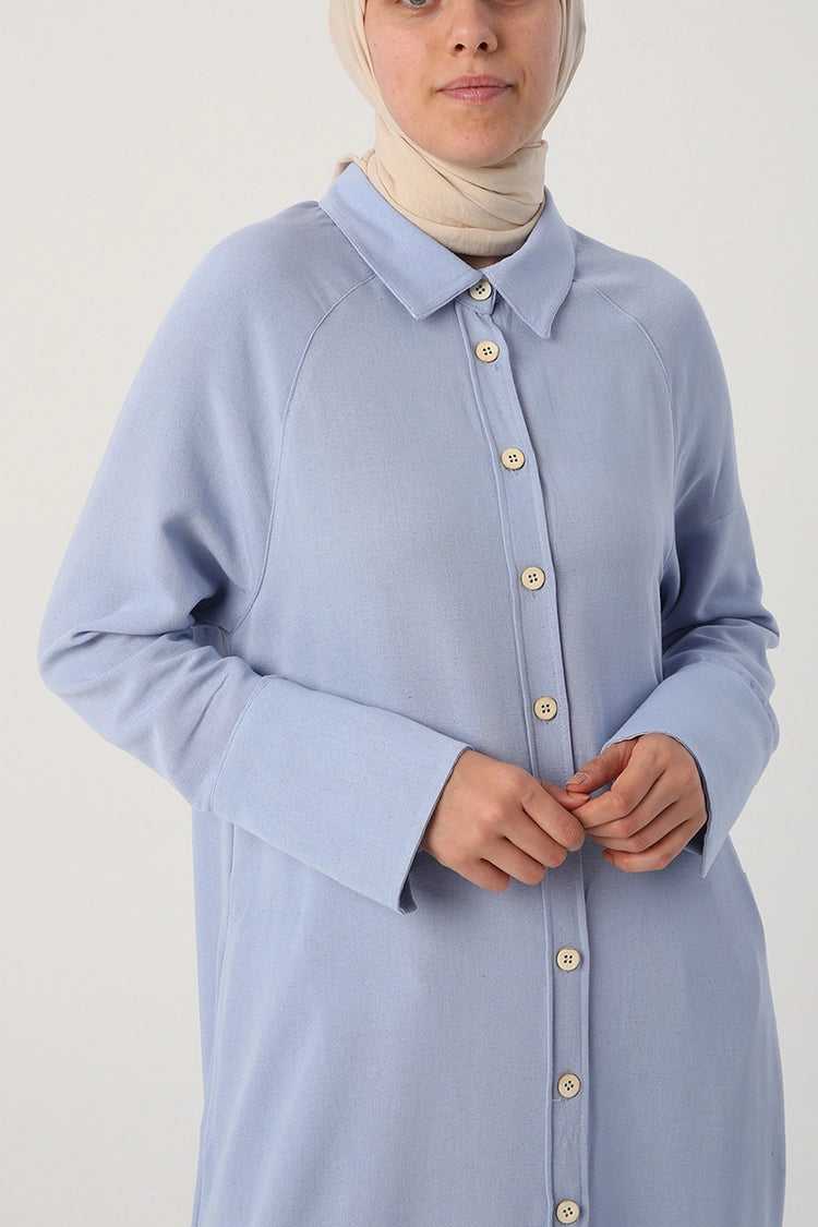 Blue Abaya