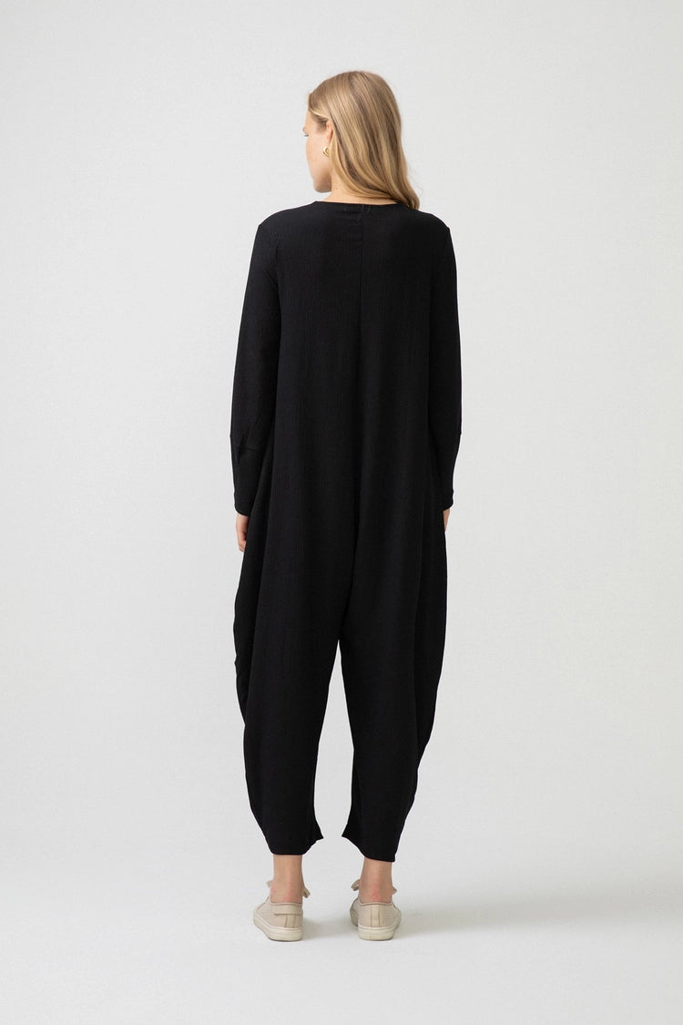 Baggy Overalls - Black