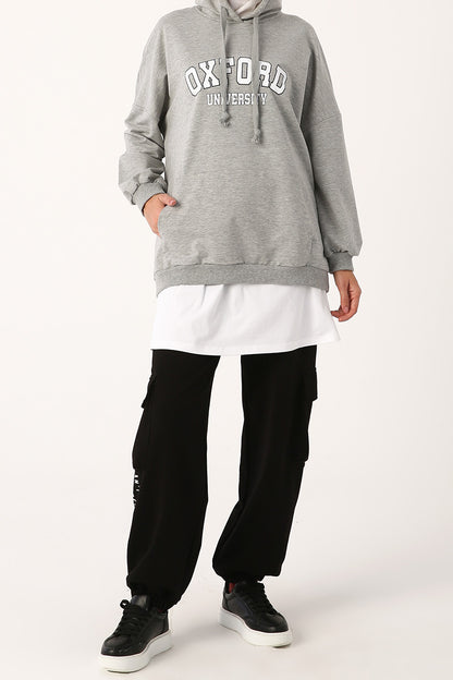 Basic White Casual Shirt Skirt