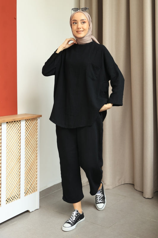 Casual Black Suit