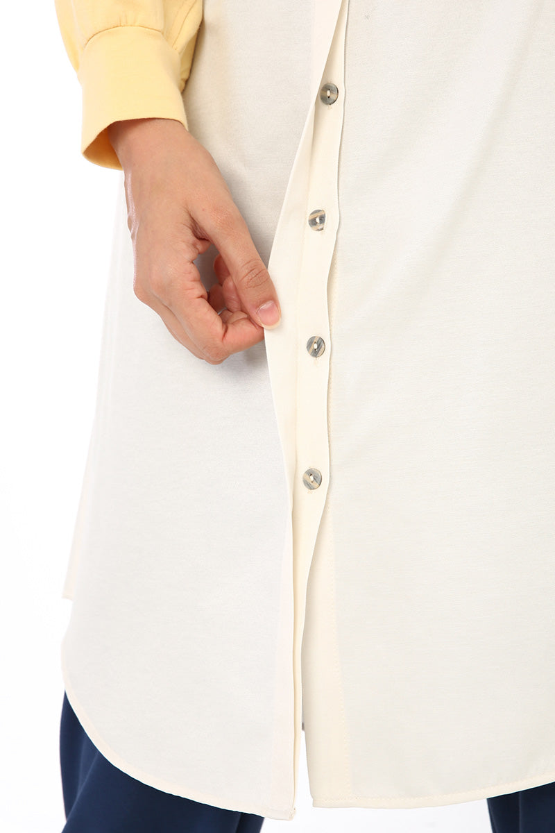 Off-white Shirt Skirt