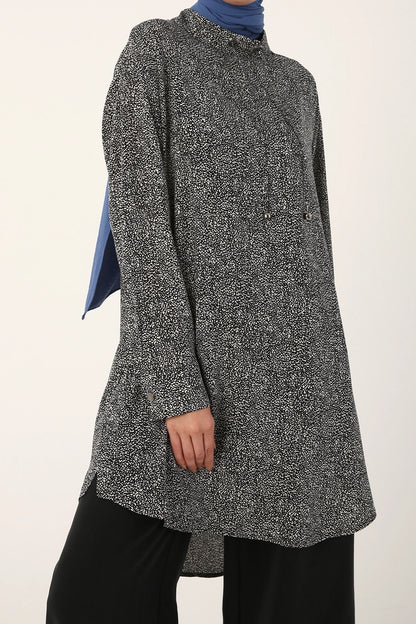 Black Ecru Tunic