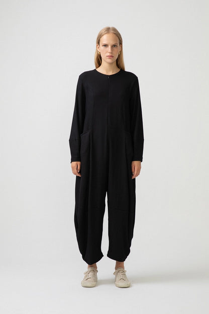 Baggy Overalls - Black